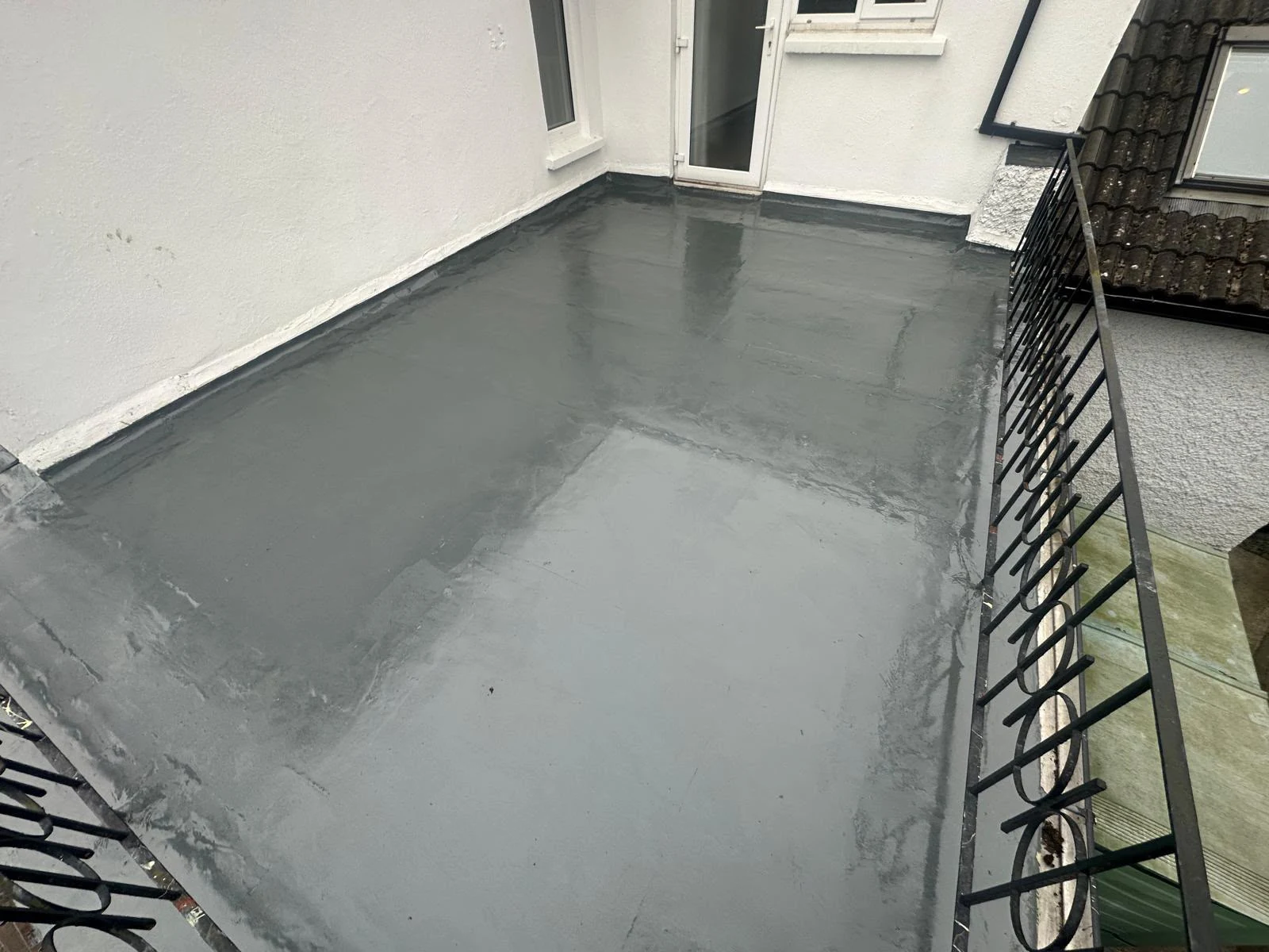 Completed balcony waterproofing in Dublin by Roof Pro Ltd