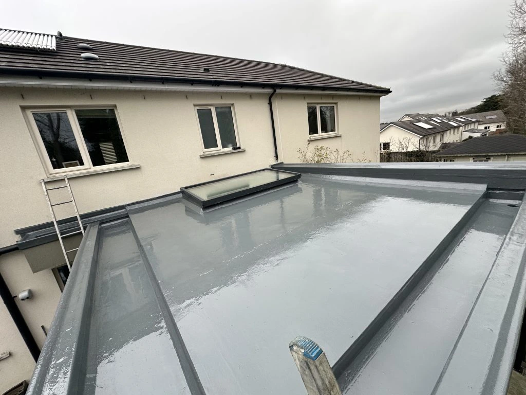 flat roof replacement completed Kilgobbin Dublin 18 Weatherproof Pro PU Roof Pro Ltd