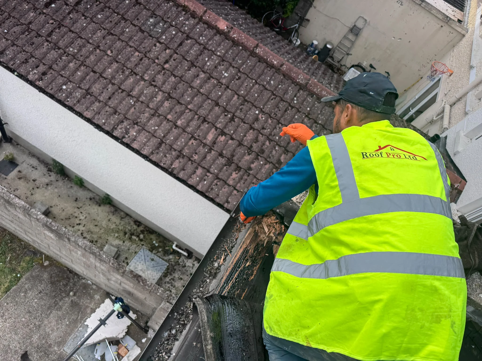 Roof edge and gutter repair in Dublin by Roof Pro Ltd