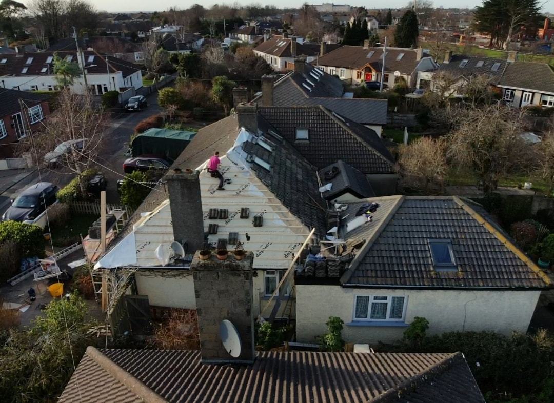 Drone roof inspection Dublin