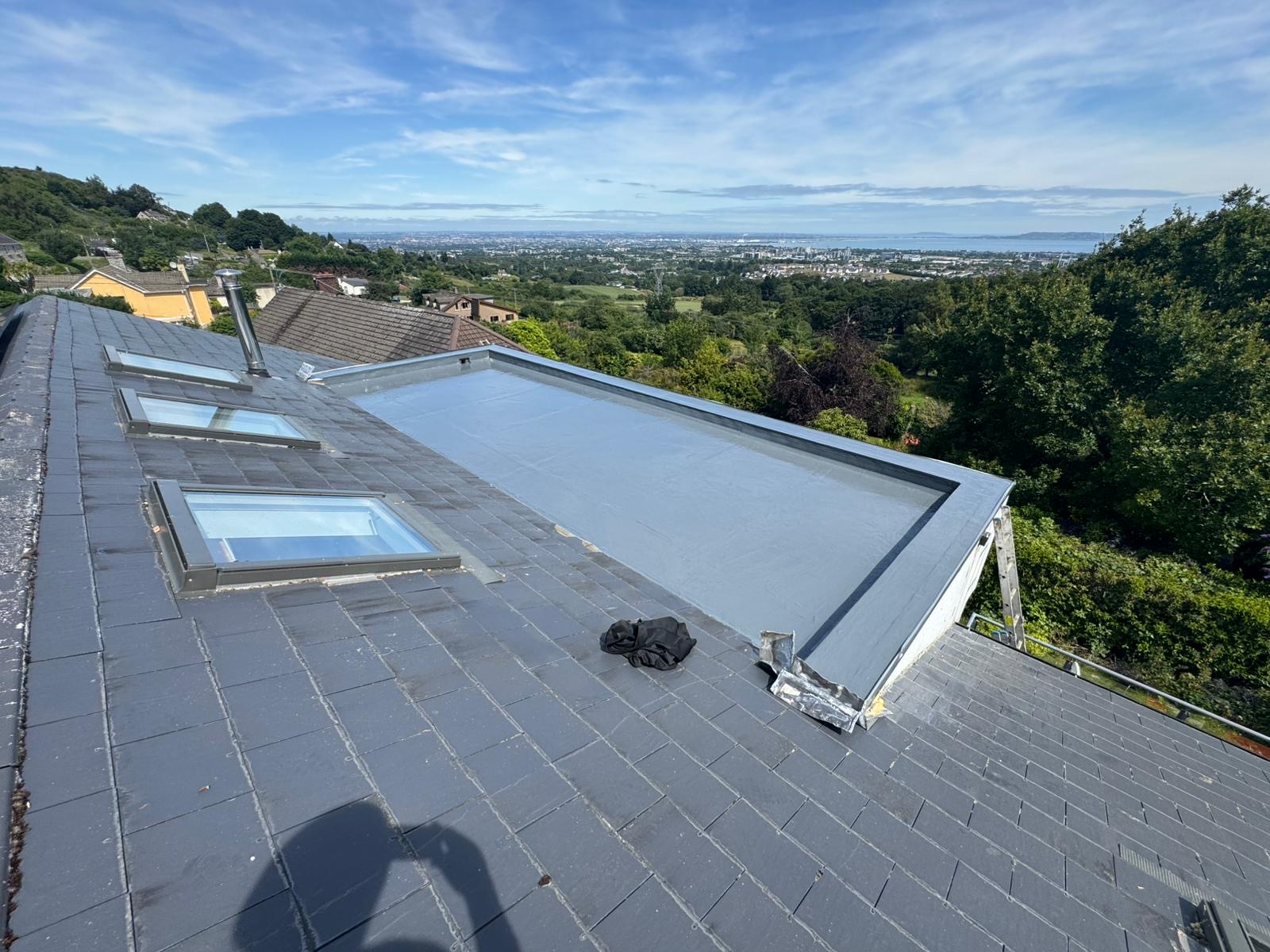 New flat roof installation in Sandyford by Roof Pro — expert flat roofing specialists serving South Dublin homes and businesses.